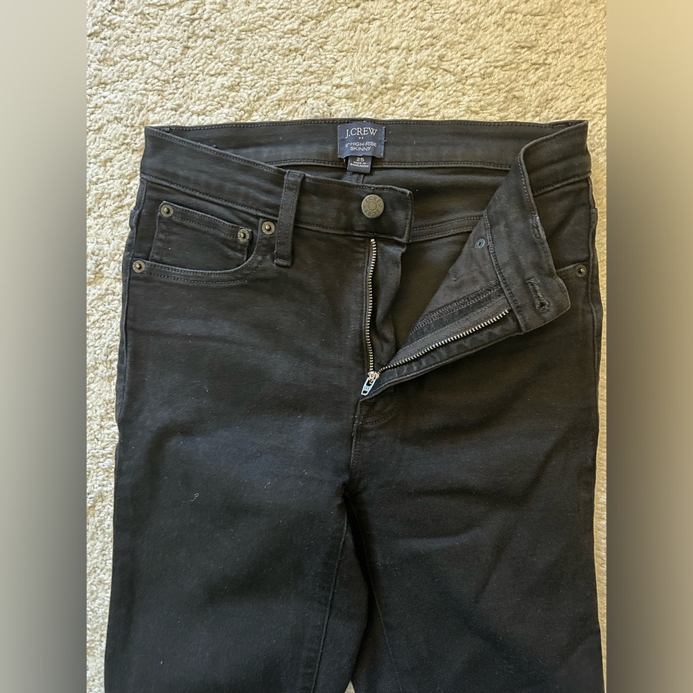 J CREW • skinny high rise • everyday basic denim • casual to preppy